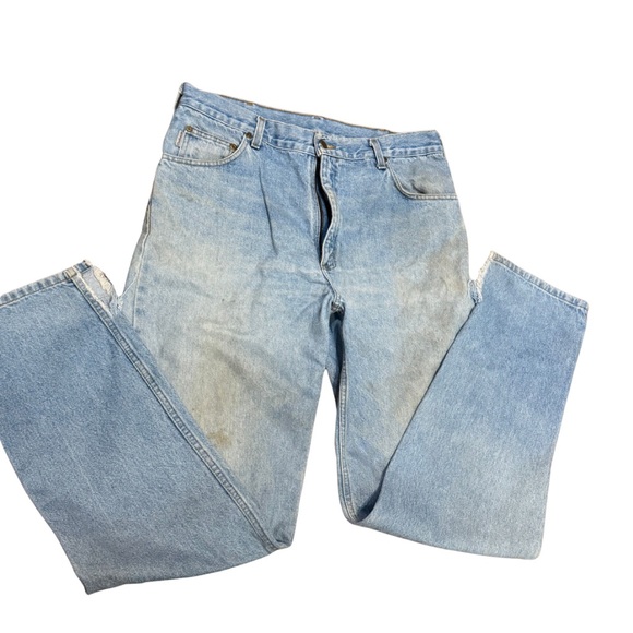 Late 90s Carhartt Jeans 36x34 | Distressed Baggy Grunge Workwear‎ Denim - Picture 2 of 12